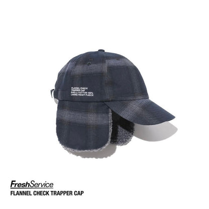 FreshService "FLANNEL CHECK TRAPPER CAP"