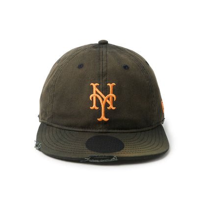 NEW ERA  9THIRTY powered by GORO (min-nano) ニューヨーク・メッツ ダメージ/パッカブルバイザー