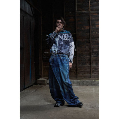 TALKING ABOUT THE ABSTRACTION NEWS PAPER SHIRTS 2627AW-SH-003