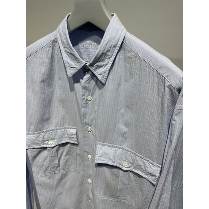 PORTER CLASSIC ROLL UP STRIPE SHIRT