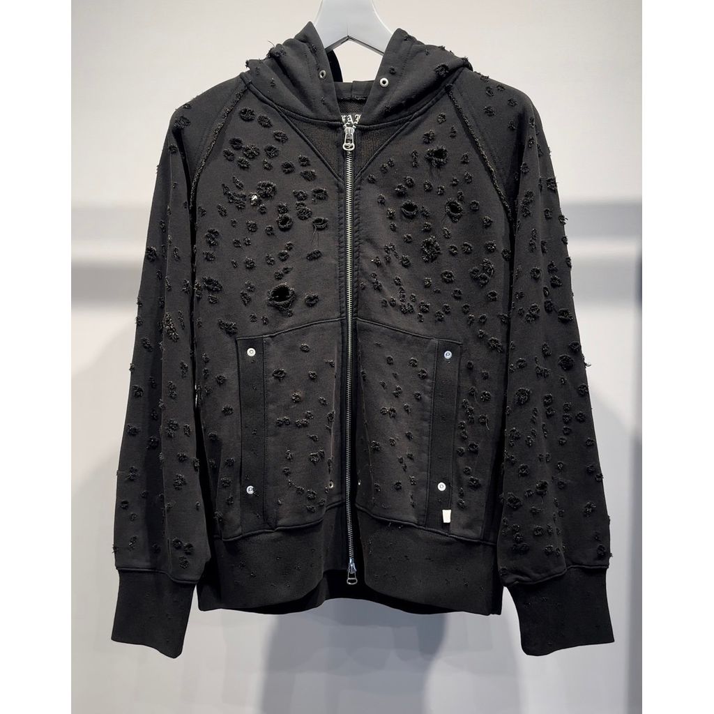 FAF Dameged Zip up Hoodie