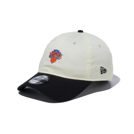 NEW ERA 9THIRTY NBA MINI LOGO ニューヨーク・ニックス クローム ブラックバイザー