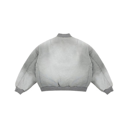 VANDY THE PINK Washed Vintage Bomber （WASHED HEATHER GREY）