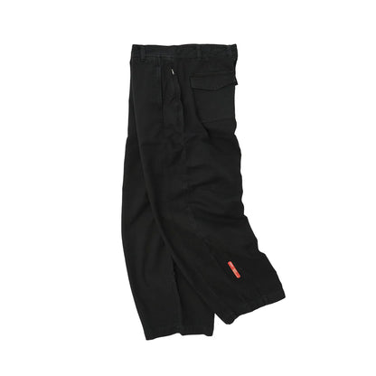 MAGIC STICK BARREL LEG TROUSERS (FADE BLACK) 26SS-MS2-012