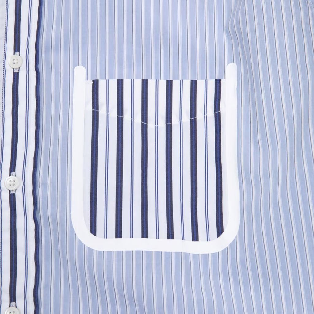 BEDWIN & THE HEARTBREAKERS L/S STRIPE BIG SHIRT "EWAN"