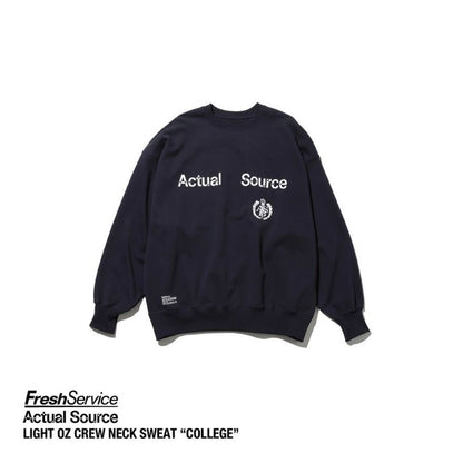 FreshService AS×S LIGHT OZ CREW NECK SWEAT "COLLEGE"