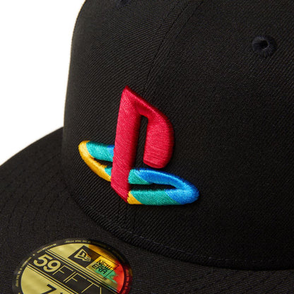 NEW ERA 59FIFTY PlayStation プレイステーション ファミリーマーク マルチカラー ブラック