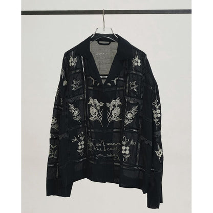 TODAYFUL Embroidery Patchwork Shirts