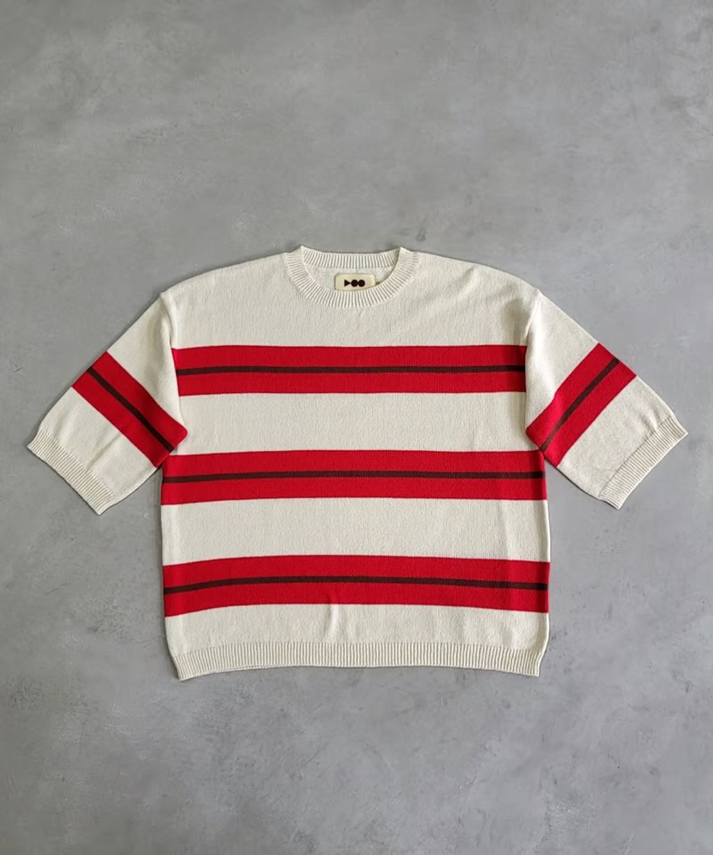 VOO BORDER SUMMER KNIT NATURAL