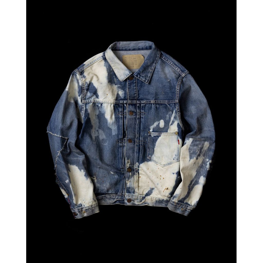 ANACHRONORM HARD REMAKED FRONT TUCK DENIM JACKET INDIGO (REMAKE)