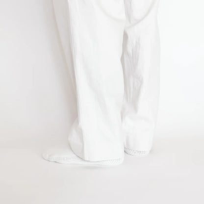YAECA Chino Cloth Trousers Two Tuck Straight