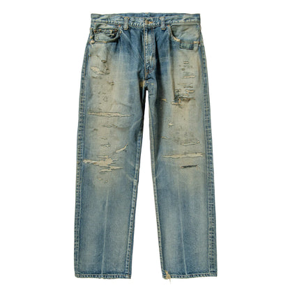 NEXUSVII.  DAMAGED DENIM PANTS
