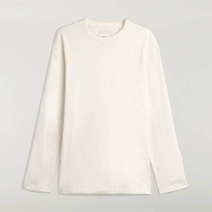 Y-3 Y-3 LOGO LONG SLEEVE TEE（CHALK WHITE）