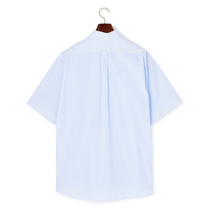 J.PRESS 【AaronChang】【UNISEX】コットンタイプライター ストライプ シャツ / B.D. / Baggy-Fit