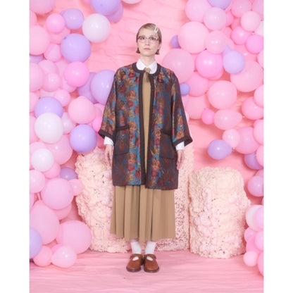 THOMAS MAGPIE flower jaguard coat