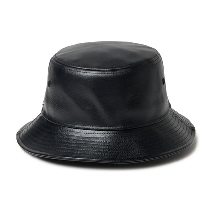 NEW ERA バケット01 Synthetic Leather シンセティックレザー ブラック