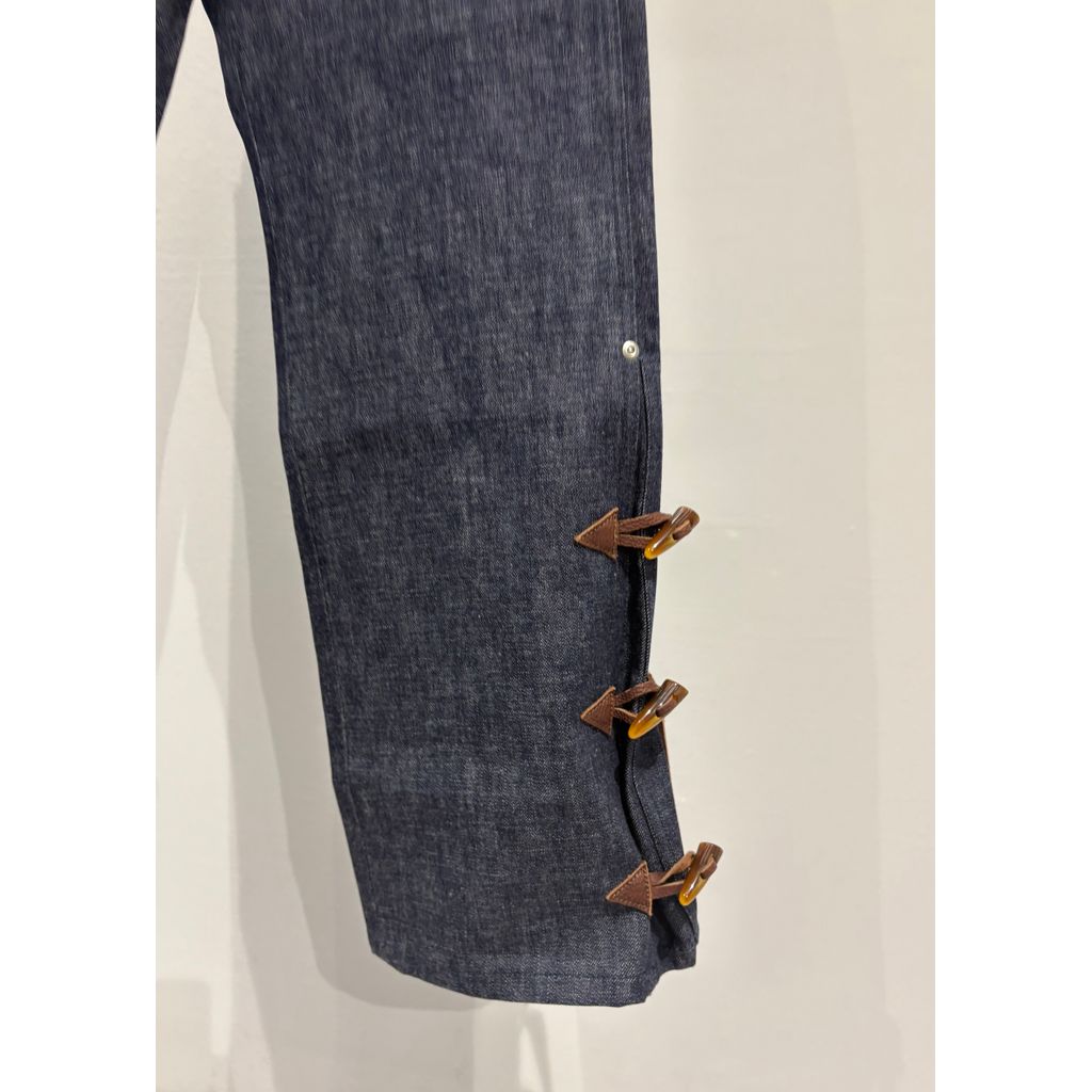 FAF NEWCOMMUNE Wide Leg Denim Pants Rigid