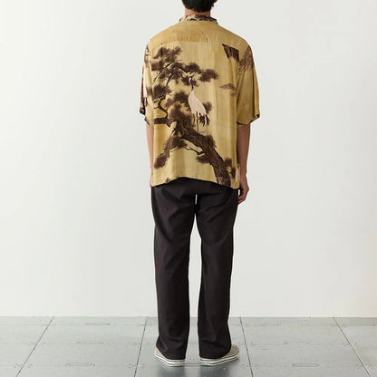REMI RELIEF RN30389013 鶴柄アロハシャツ 26ss