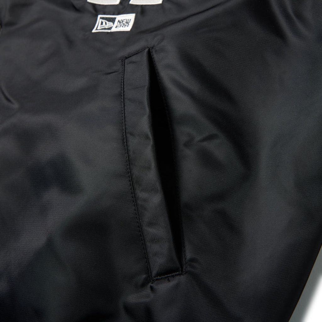 NEW ERA ナイロン バーシティージャケット ロサンゼルス・ドジャース ブラック