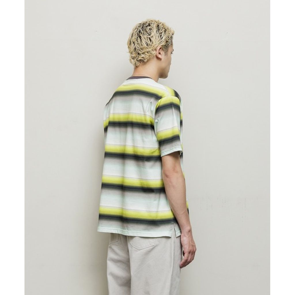 BAL GRADIENT STRIPE CREW NECK TEE