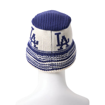 NEW ERA ニットバケット ロサンゼルスドジャース インディゴブルー/クローム 14667669