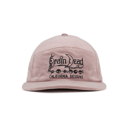 BRAIN DEAD  Velveteen Curved Front 6 Panel Hat