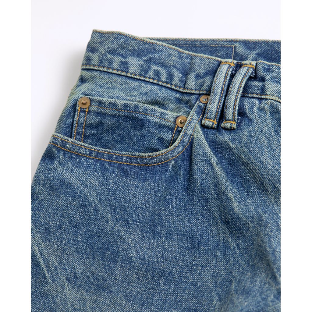 ANACHRONORM CONTEXT-003N 80's WIDE 5P PANTS FIVE YEARS WASH