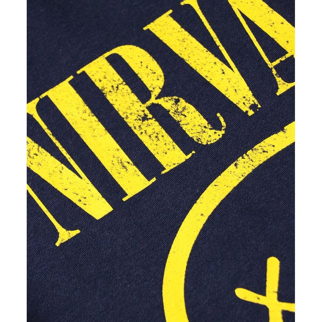 THRIFTY LOOK WORN-OUT BAND CREW SWEAT NIRVANA