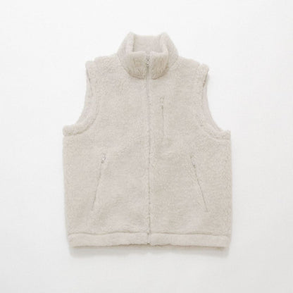 YAECA Natural Wool Fleece Vest