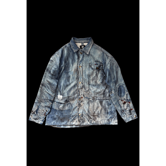 TALKING ABOUT THE ABSTRACTION DENIM PRINT COVER ALL