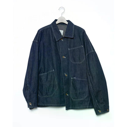 FUMITO GANRYU Graffiti Chore Jacket - Indigo
