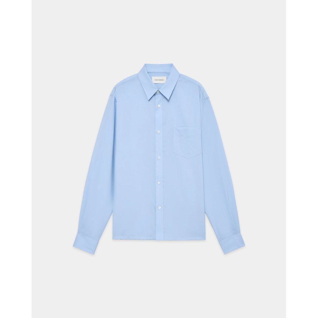 MARKAWARE Super 160s Washable Wool Oxford / Square Shirt