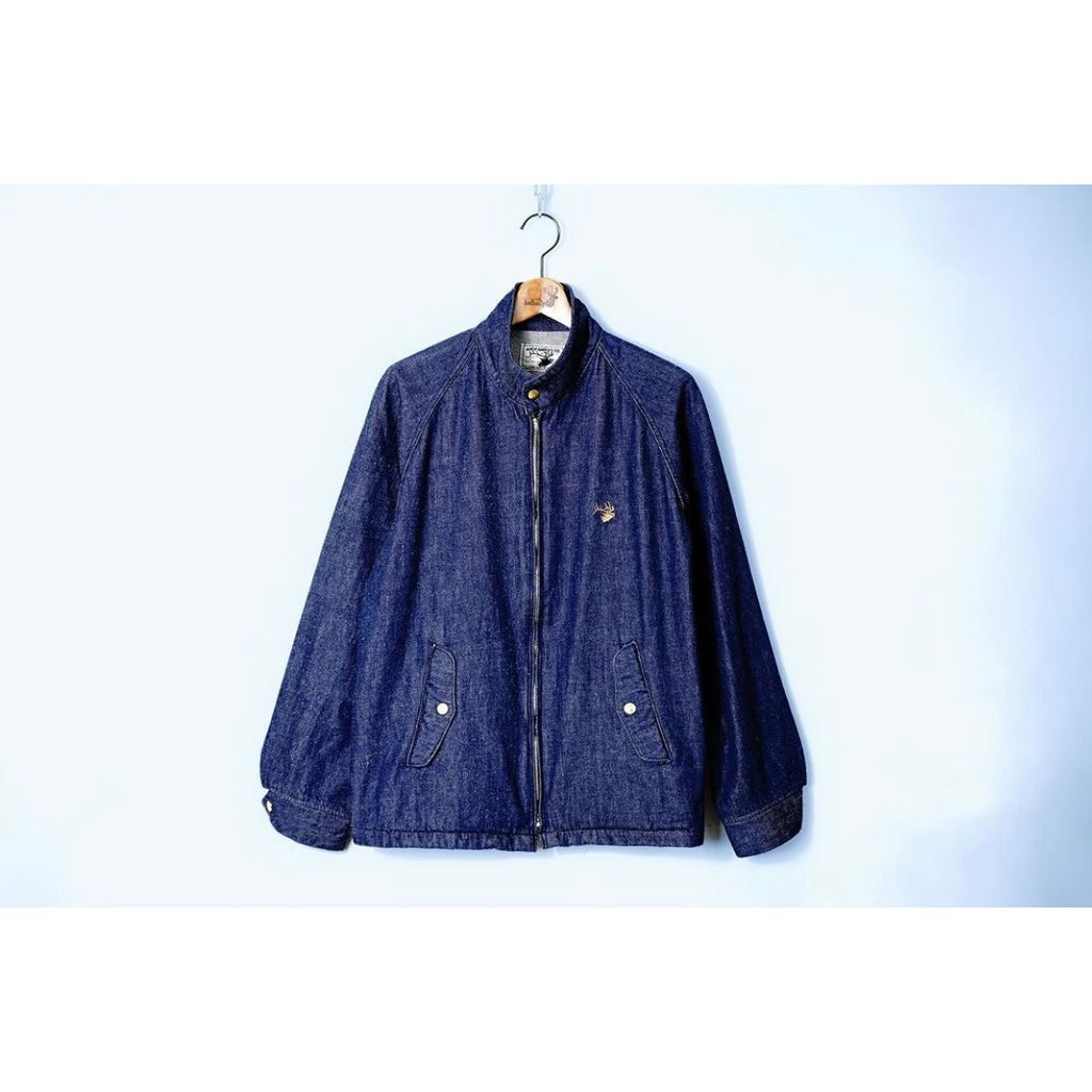 ANDFAMILYS DENIM HARRINGTON JACKET/INDIGO