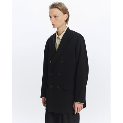 MARKAWARE  Organic Wool Survival Cloth Double Breasted Comfort Jacket
