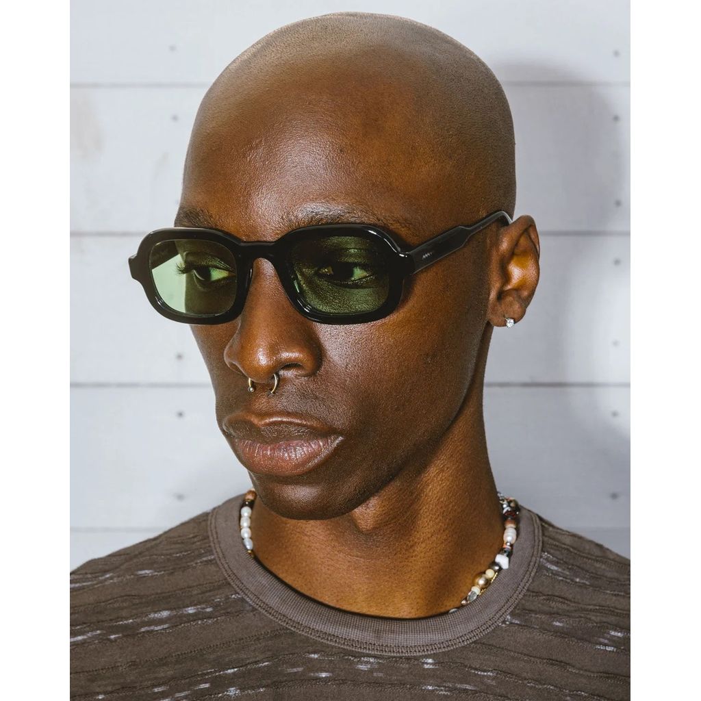 BRAIN DEAD NEWMAN POST MODERN PRIMITIVE EYE - BLACK / LT GREEN