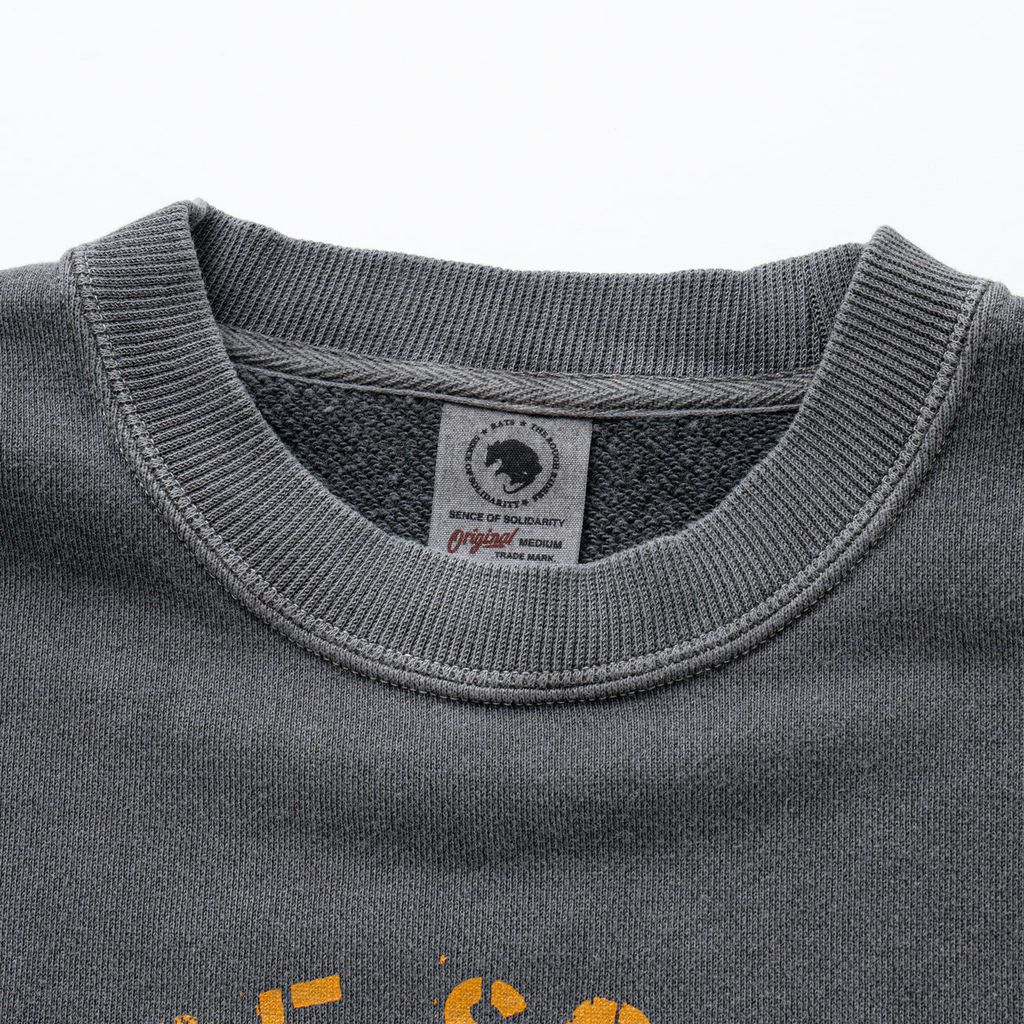 RATS PIGMENT DYED CREW NECK SWEAT
