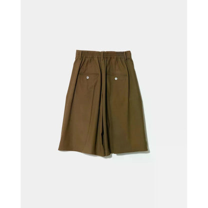 beautiful people  high twist gabardine three tuck shorts