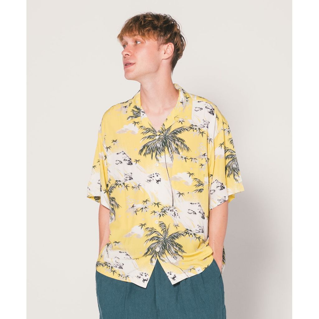 BEDWIN & THE HEARTBREAKERS S/S  ORG ALOHA SHIRT "ROGERS"