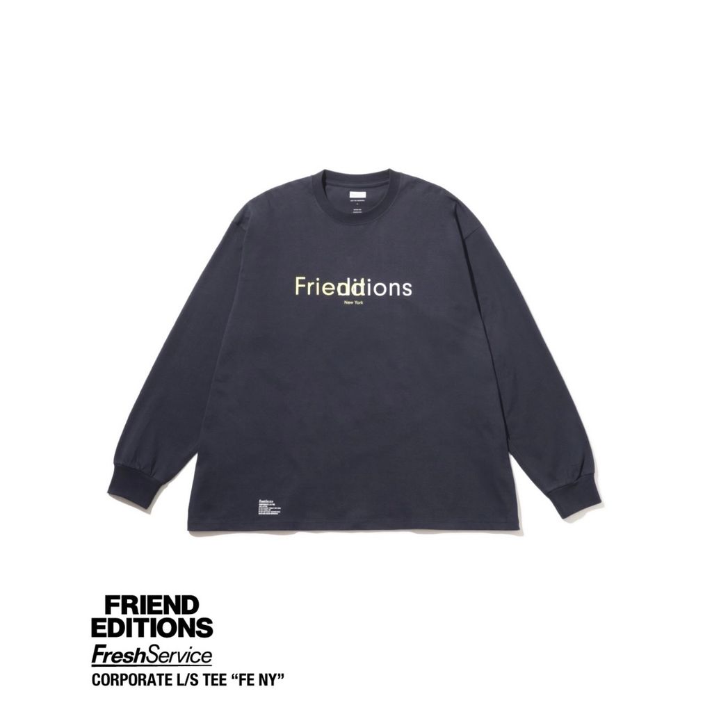 FreshSevice × FRIEND EDITIONS CORPORATE L/S TEE "FE NY"