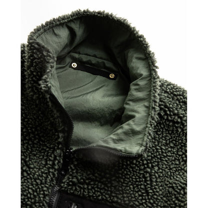 ANACHRONORM REVERSIBLE BOA JACKET OLIVE