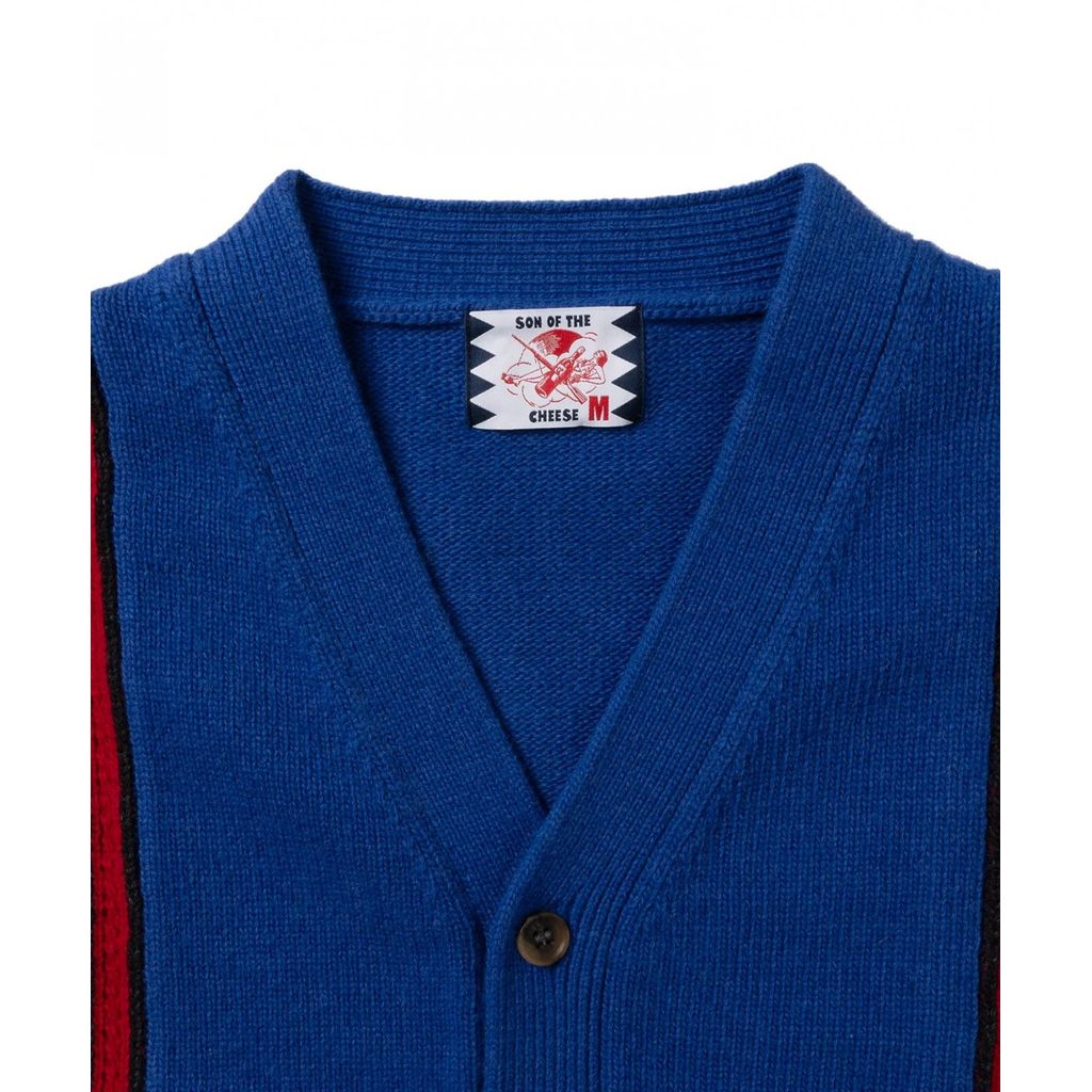 SON OF THE CHEESE  FRINGE KNIT CARDIGAN