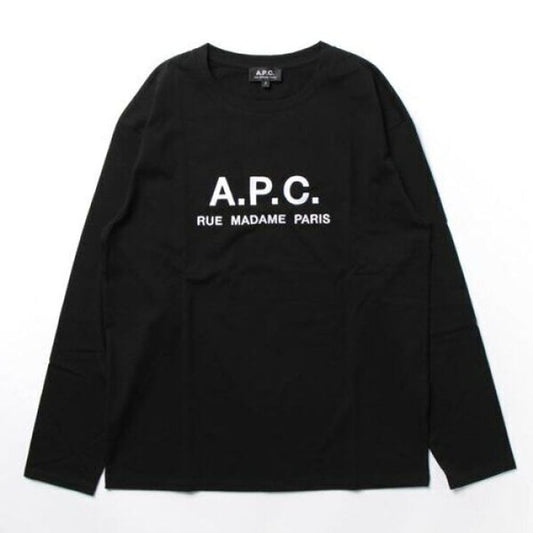 A.P.C. T-SHIRT RUE MADAME H MANCHES LONGUES