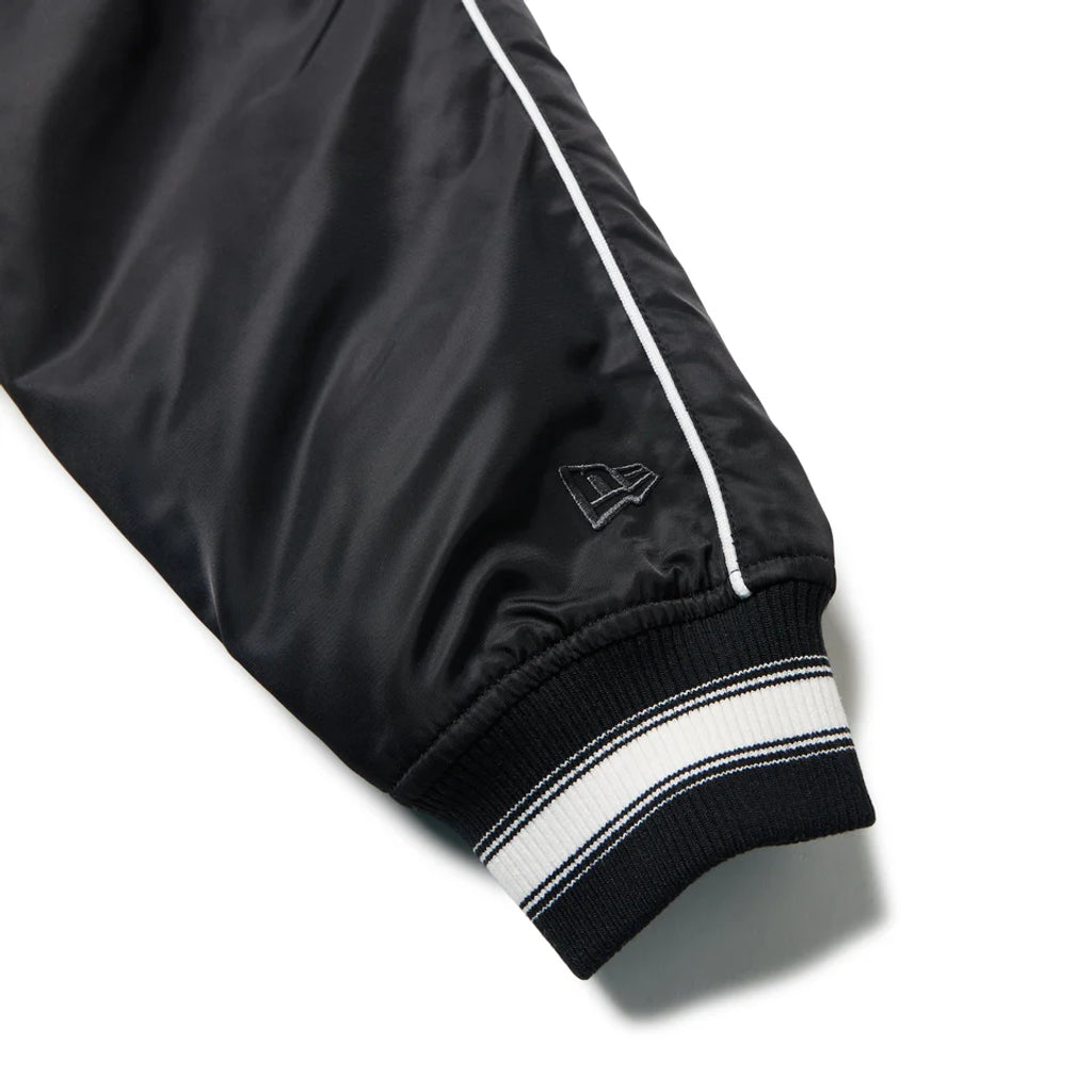 NEW ERA ナイロン バーシティージャケット ロサンゼルス・ドジャース ブラック