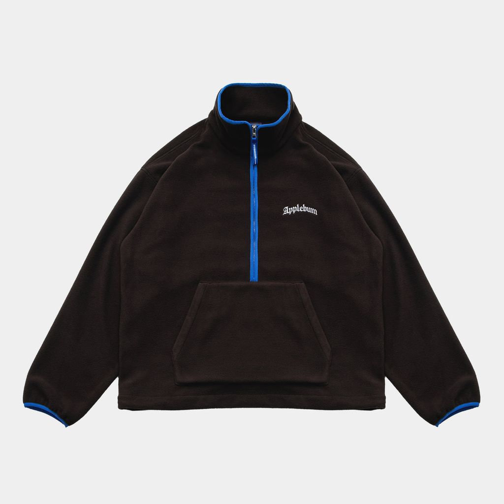 APPLEBUM FLEECE HALF ZIP JACKET [BROWN] / 2420616
