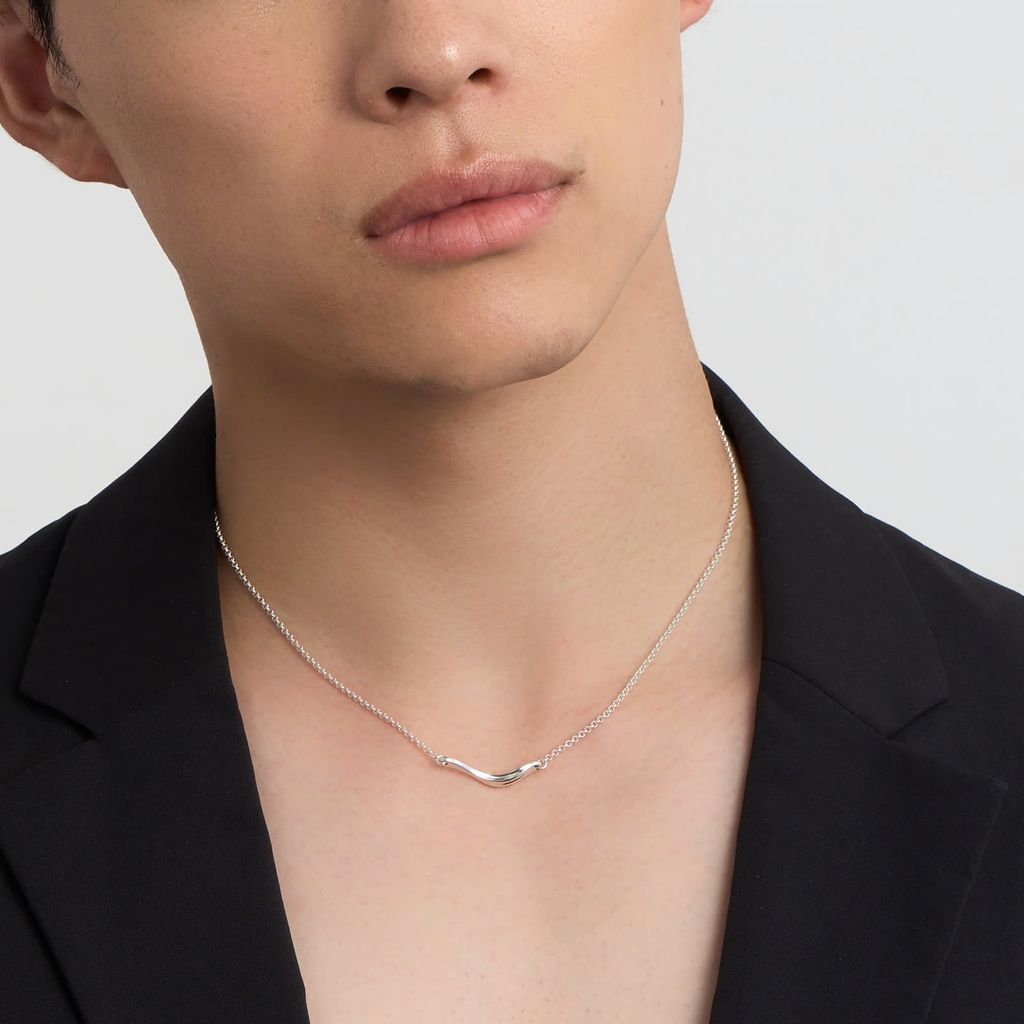 GARNI Wave Chain Necklace