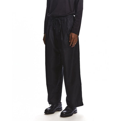 MARKAWARE  EGYPTIAN COTTON × RECYCLE POLYESTER WEATHER-CLOTH TRIPLE PLEATED EASY TROUSERS
