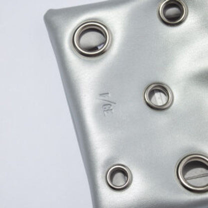 F/CE. TECH LEATHER EYELET POCHETTE