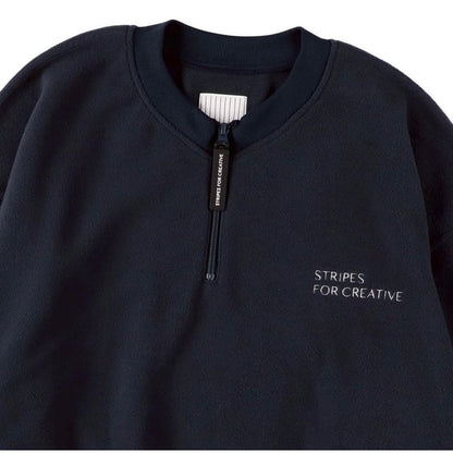 S.F.C FLEECE BASEBALL HALF ZIP JACKET