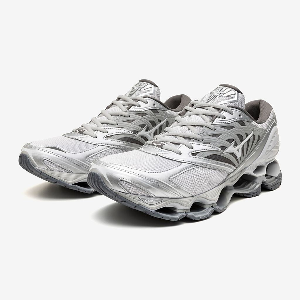 MIZUNO WAVE PROPHECY LS(ライトグレー×シルバー×ホワイト)