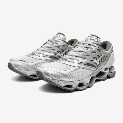 MIZUNO WAVE PROPHECY LS(ライトグレー×シルバー×ホワイト)